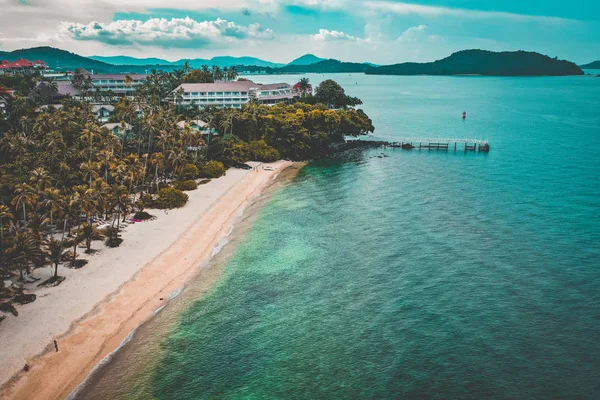 Tayland yukarıdan Phuket plaj havadan görünümü