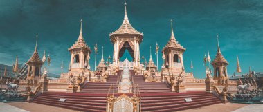 Bangkok Tayland Kraliyet Krematoryumu Kral Bhumibol