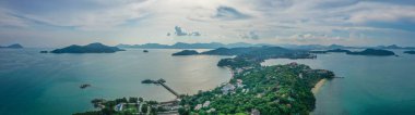 Tayland Beach club havadan görünümü baba nest phuket