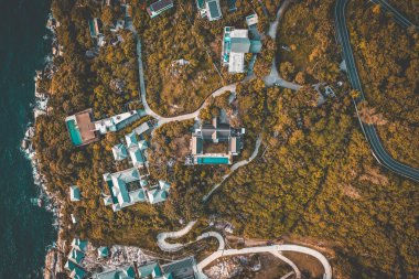 Tayland phuket bazı villahavadan görünümü