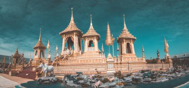 Bangkok Tayland Kraliyet Krematoryumu Kral Bhumibol