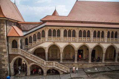 Corvin Kalesi doğu Avrupa Romanya manzarası