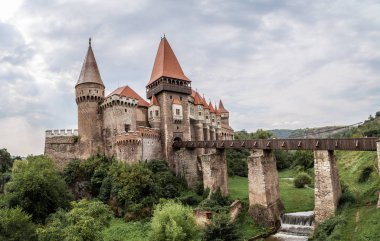 Corvin Kalesi doğu Avrupa Romanya manzarası
