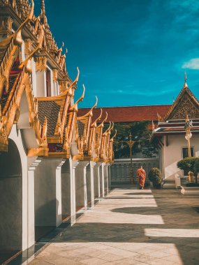 Bangkok 'taki Loha Prasat tapınağı Tayland' ın eski bir kasabası