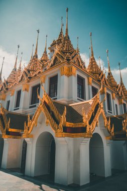 Bangkok 'taki Loha Prasat tapınağı Tayland' ın eski bir kasabası