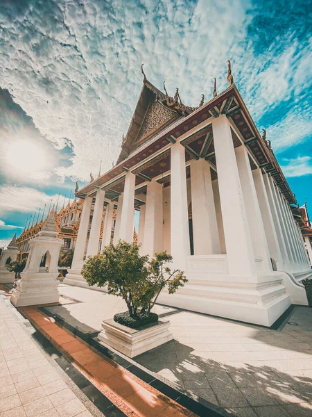 Loha Prasat temple in Bangkok old town in Thailand — Stock Photo, Image