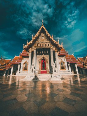 Wat Benchamabophit, mermer tapınak, Bangkok, Eski Şehir, Tayland
