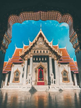 Wat Benchamabophit, mermer tapınak, Bangkok, Eski Şehir, Tayland