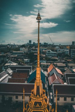 Bangkok 'taki Loha Prasat tapınağı Tayland' ın eski bir kasabası