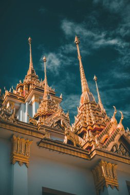 Bangkok 'taki Loha Prasat tapınağı Tayland' ın eski bir kasabası