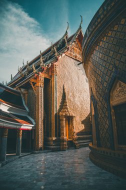 Wat Ratchabophit Sathitmahasimaram tapınağı Bangkok, eski kasaba, Tayland