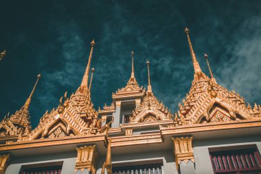 Bangkok 'taki Loha Prasat tapınağı Tayland' ın eski bir kasabası