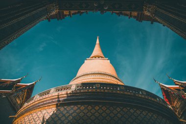 Wat Ratchabophit Sathitmahasimaram tapınağı Bangkok, eski kasaba, Tayland