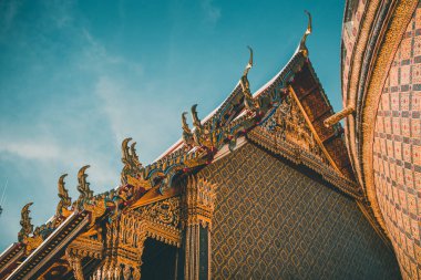 Wat Ratchabophit Sathitmahasimaram tapınağı Bangkok, eski kasaba, Tayland