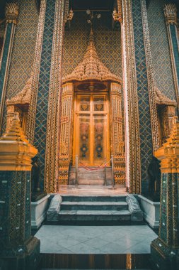 Wat Ratchabophit Sathitmahasimaram tapınağı Bangkok, eski kasaba, Tayland