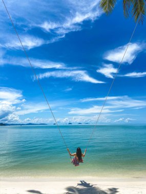 Laem 'in Koh Yao Yai' de cenneti vardı. Phuket ve Krabi Tayland arasında bir ada.