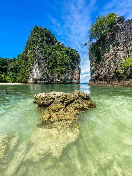 Koh Hong plage paradisiaque, île dans la mer d'Andaman entre Phuket et Krabi Thaïlande — Photo