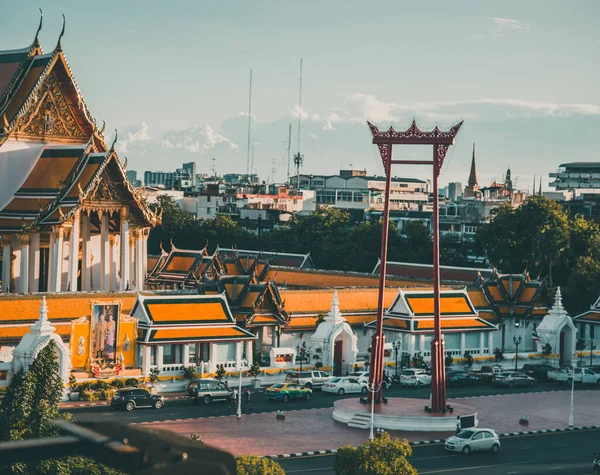 Giant Swing στην υποπεριοχή Sao Chingcha, περιφέρεια Phra Nakhon, Μπανγκόκ, Ταϊλάνδη — Φωτογραφία Αρχείου