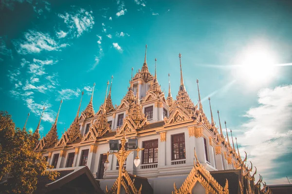 Bangkok 'taki Loha Prasat tapınağı Tayland' ın eski bir kasabası