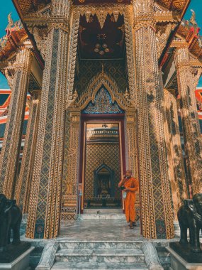 Wat Benchamabophit, mermer tapınak, Bangkok, Eski Şehir, Tayland