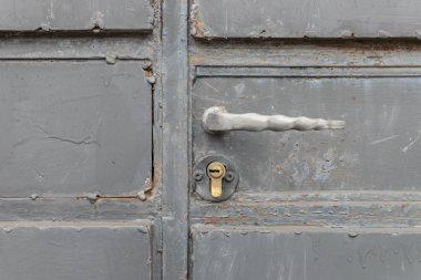 Kilit kapı yakın çekim