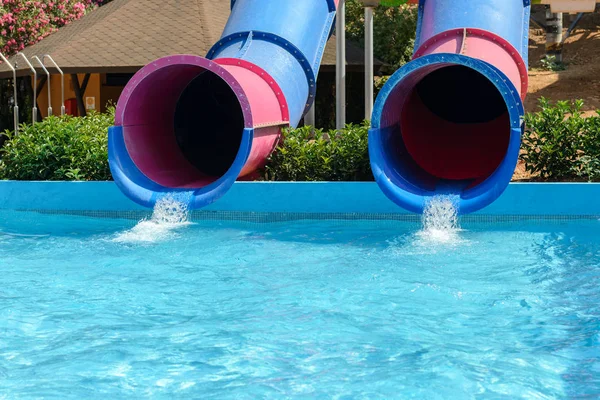 Water Slides Water Park — Stock Photo, Image