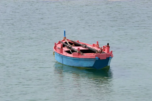 Fischerboote Aus Holz Festgemacht — Stockfoto