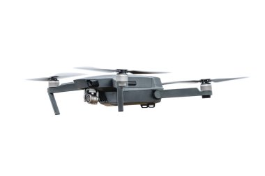 Beyaz arka plan üzerinde izole quadrocopter