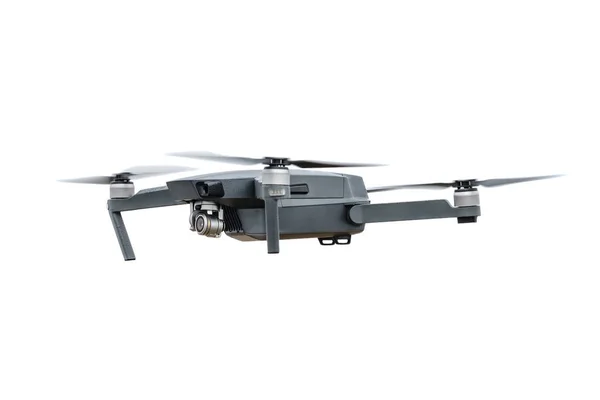 Quadrocopter Geïsoleerd Witte Achtergrond — Stockfoto