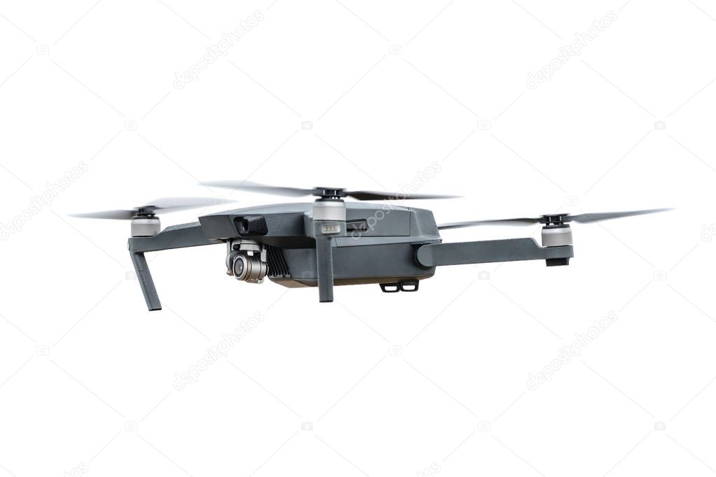 quadrocopter isolated on white background