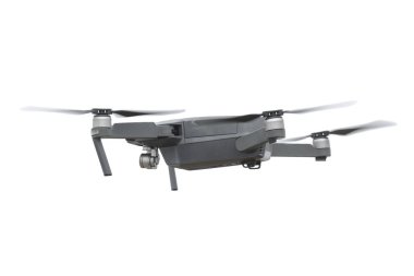 Beyaz arka plan üzerinde izole quadrocopter