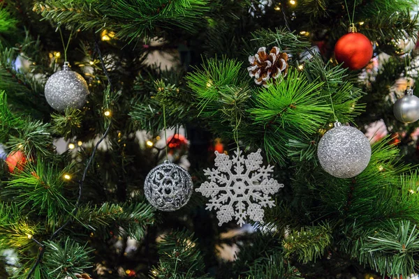 Noel Süslemeleri Noel Ağacı Üzerinde Kapat Telifsiz Stok Fotoğraflar