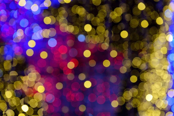 Bellissimo Natale Bokeh Sfondo Scuro — Foto Stock