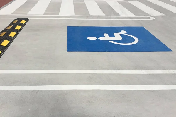 Image Disabled Parking Space — Stock Photo, Image