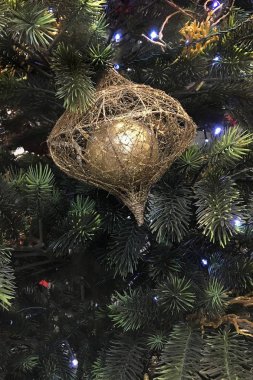 Noel süslemeleri Noel ağacı üzerinde Kapat