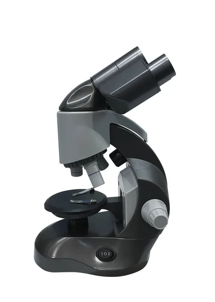 Microscope Isolated White Background — Stock Photo, Image