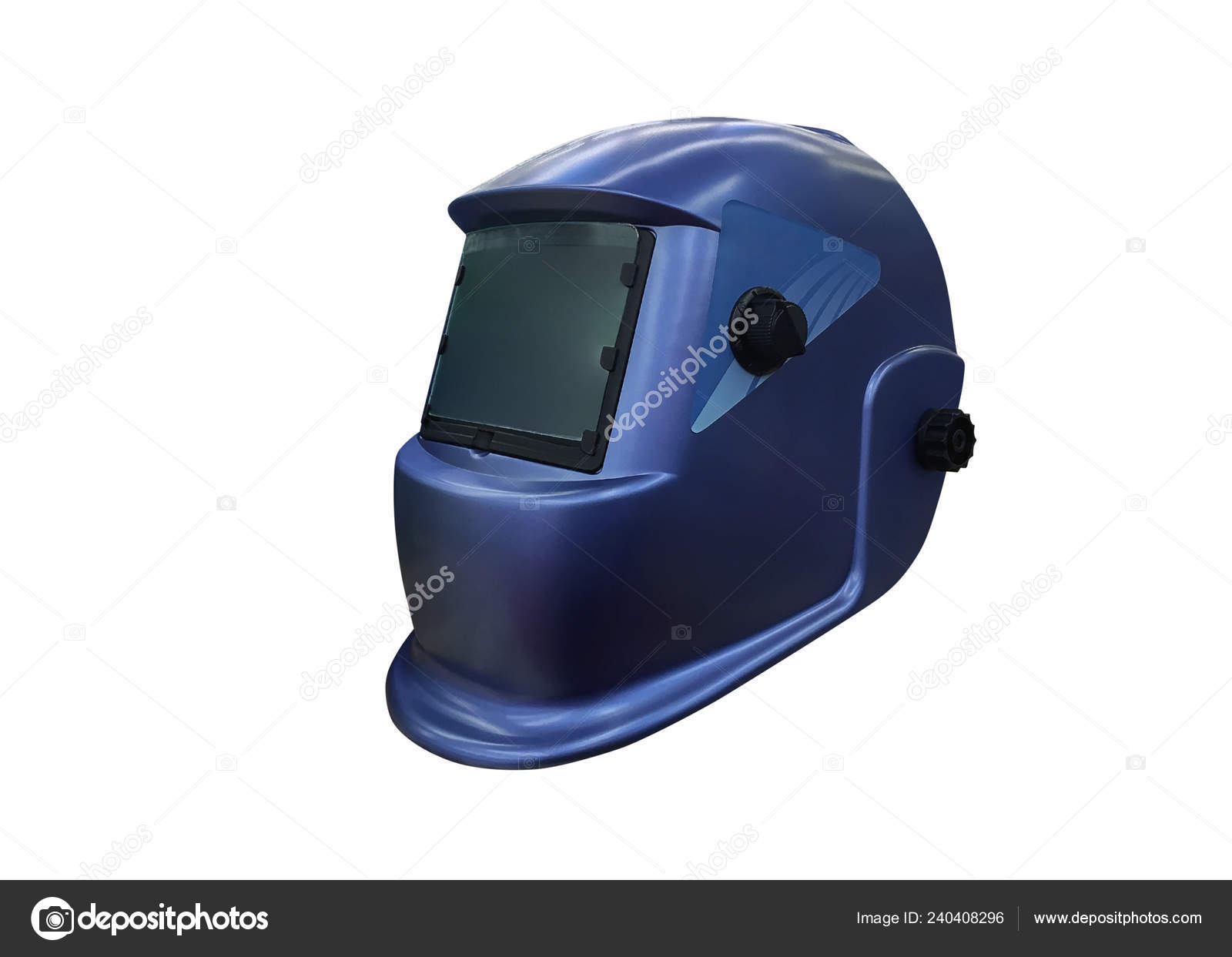 Welding Helmet Isolated White Background Stock Photo by ©Sergiy1975