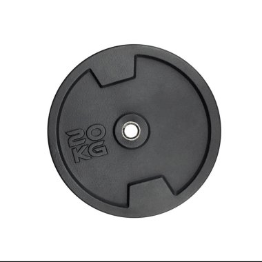 Beyaz arka plan üzerinde izole halter tekerlekler