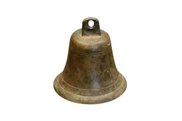 Old Bell Isolated White Background — Stock Photo, Image
