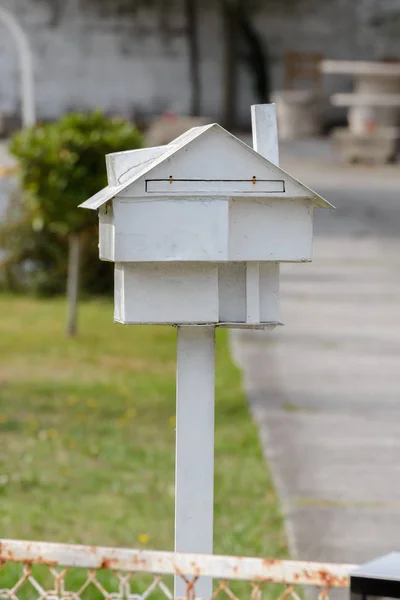 Mail Box Front House Close — Stock Photo, Image
