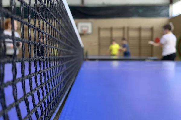 卓球のためのネットクローズアップ — ストック写真