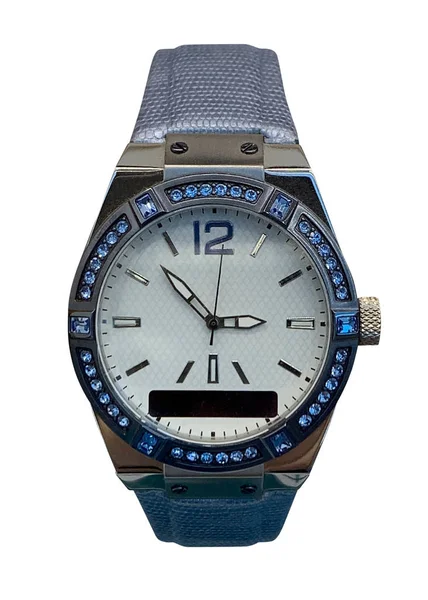 흰색 배경에서 분리 된 손목 시계 — 스톡 사진