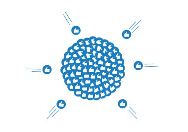 Sembollerle dolu top takipçileri cezbediyor ve aboneler de....