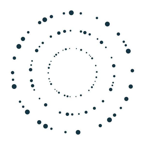 Cirkel geometrische frames of randen gevormd door cirkel. — Stockvector
