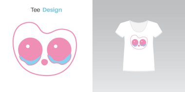 Tatlı kawaii Kitty karakteri.