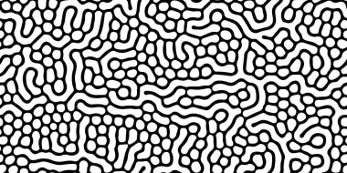 Kusursuz organik, biyolojik model. Mercan gibi soyut şekiller.