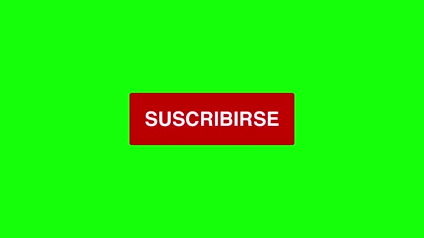 Mouse cursor moves and clicks on subscribe button — Stock Video