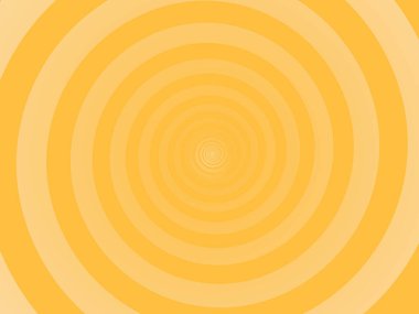 Sarı spiral arka plan. Girdap, sarı arkaplanda dairesel şekil