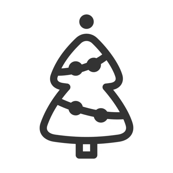 Icono del árbol de Navidad. Árbol de Navidad símbolo. — Vector de stock