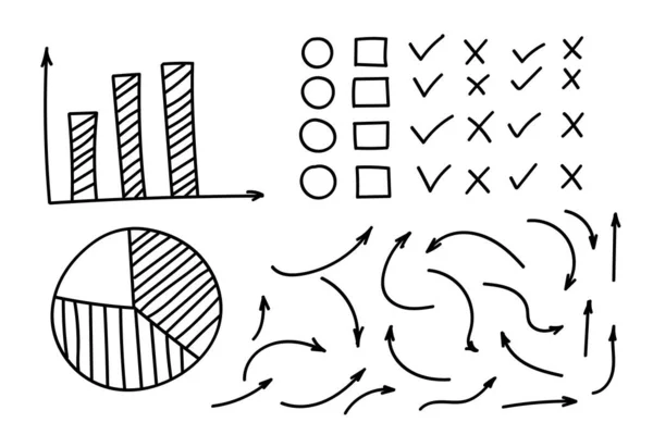 Symboles de caniche. Des icônes de pointeur. Symboles graphiques pointeur. — Image vectorielle